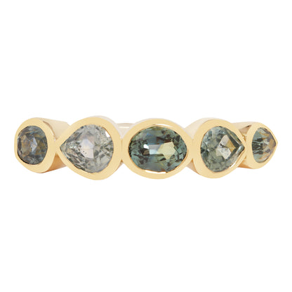 Azure Sapphire Stacking Band
