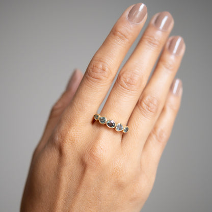 Azure Sapphire Stacking Band