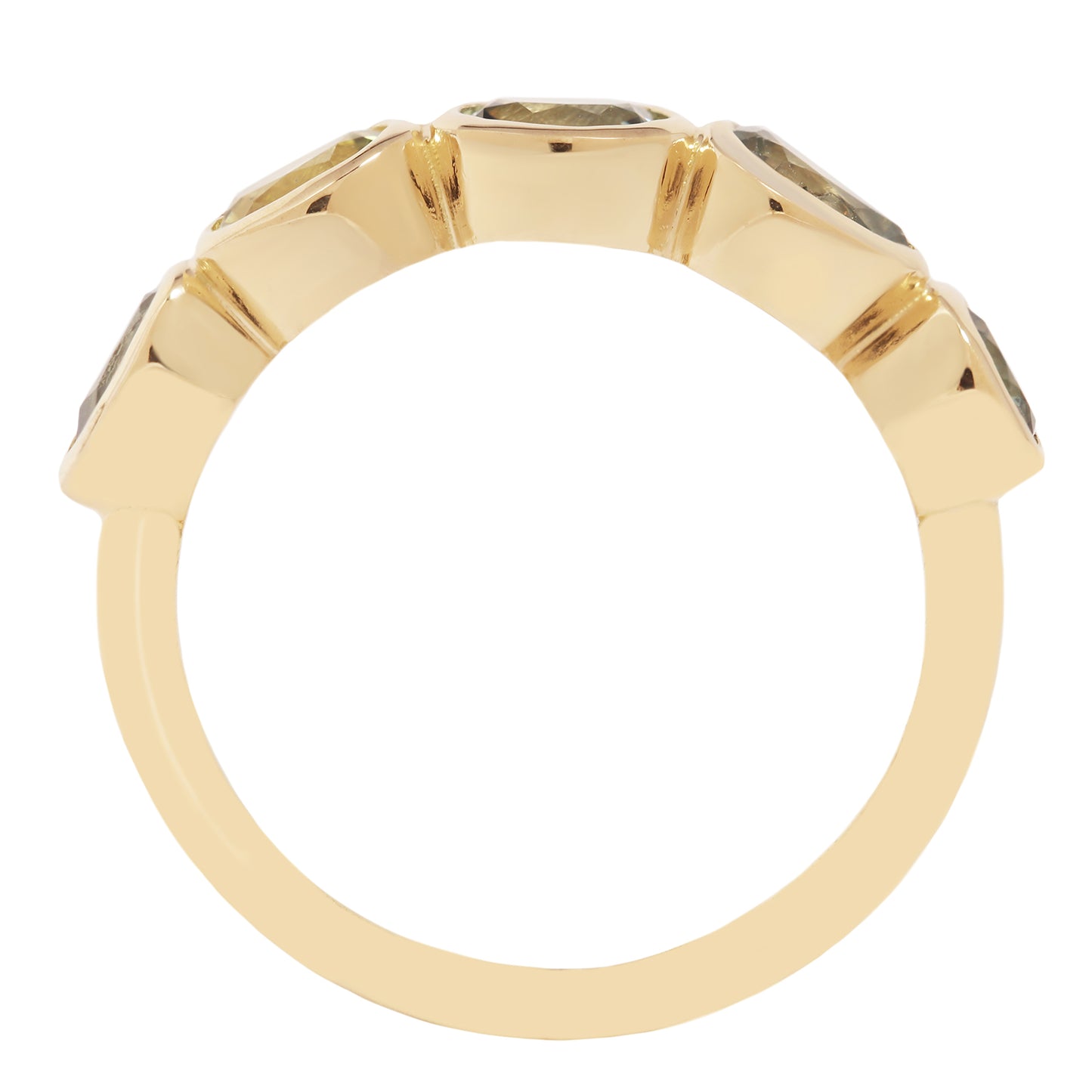 Blue Tides Sapphire Stacking Band