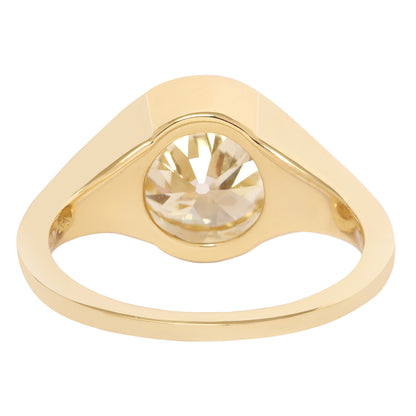 Diamond Beacon Signet Ring