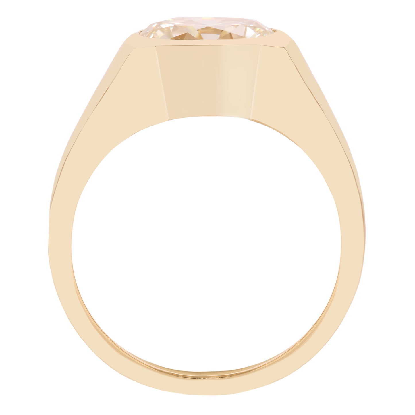 Diamond Beacon Signet Ring