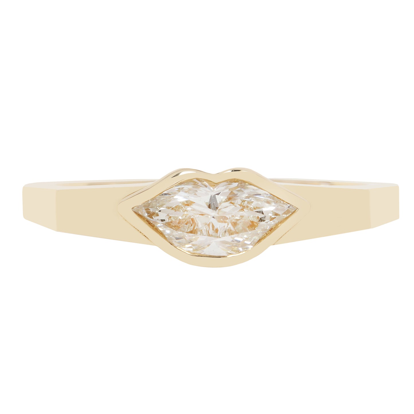 Diamond Lips Ring
