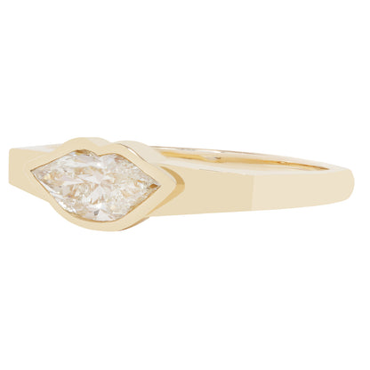 Diamond Lips Ring