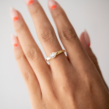 Diamond Lips Ring