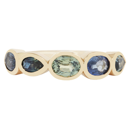 Lagoon Sapphire Stacking Band