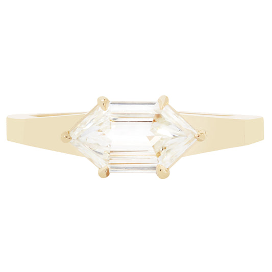 Radiant Axis Diamond Ring