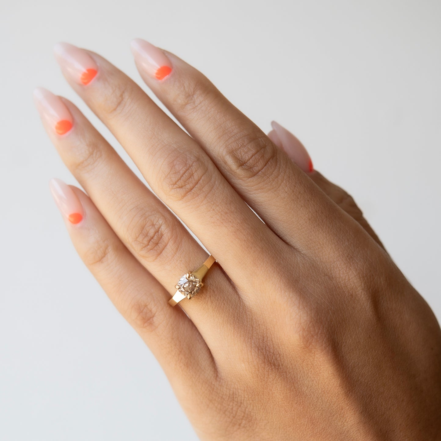 Champagne Diamond Mirage Ring