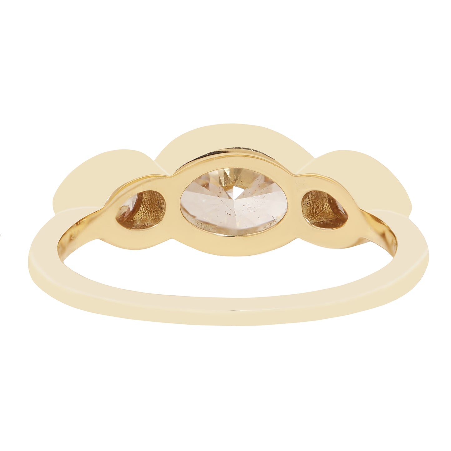 Triple Diamond Orbit Ring