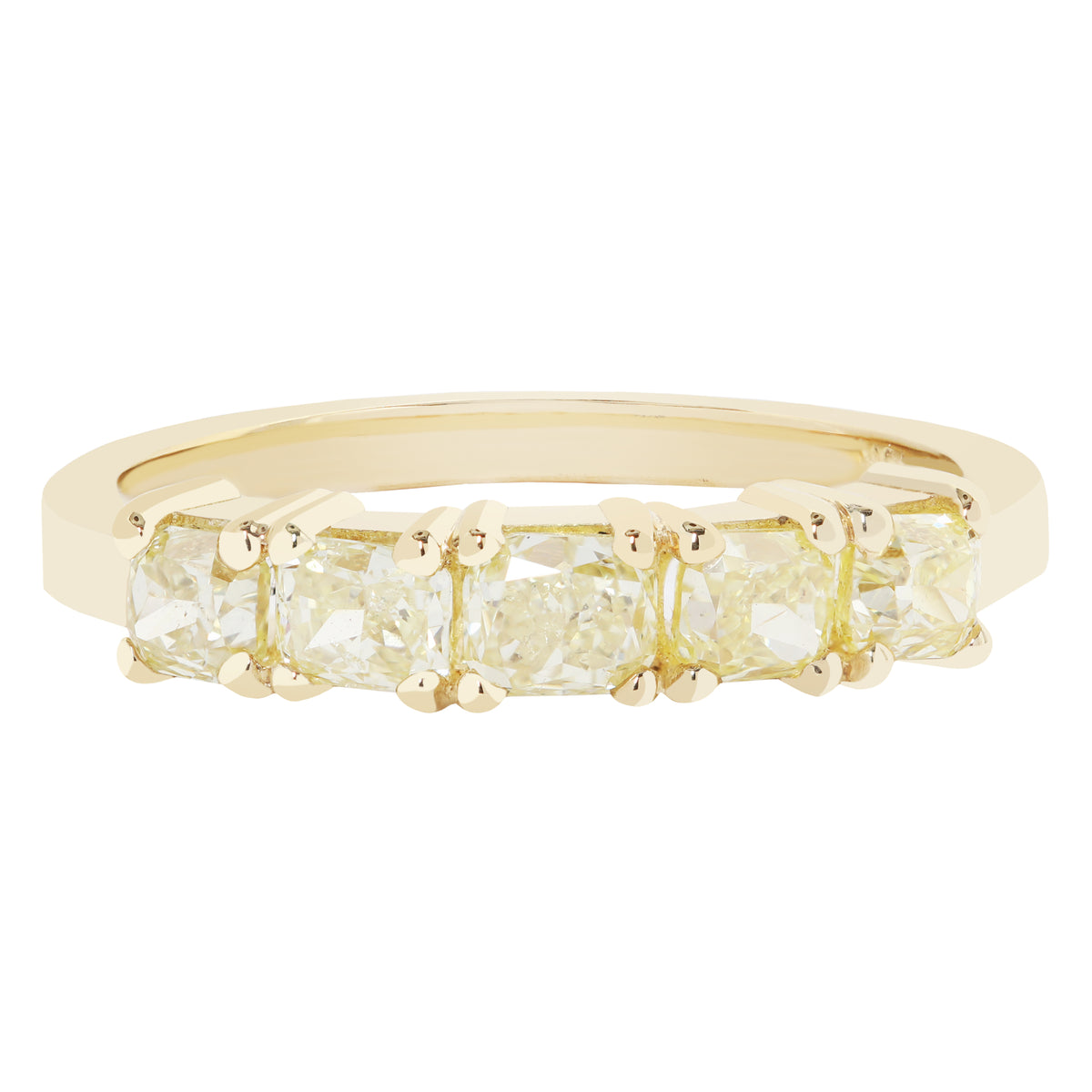 Golden Radiance Diamond Band