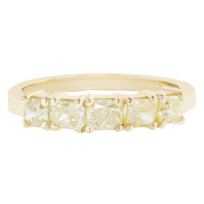 Golden Radiance Diamond Band