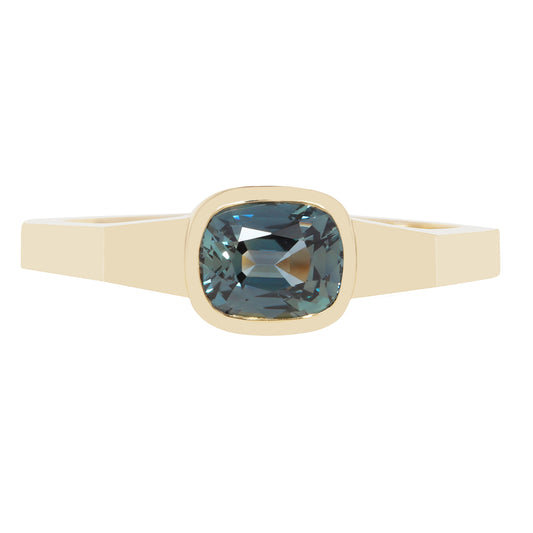 Ocean Blue Sapphire Mojave Ring