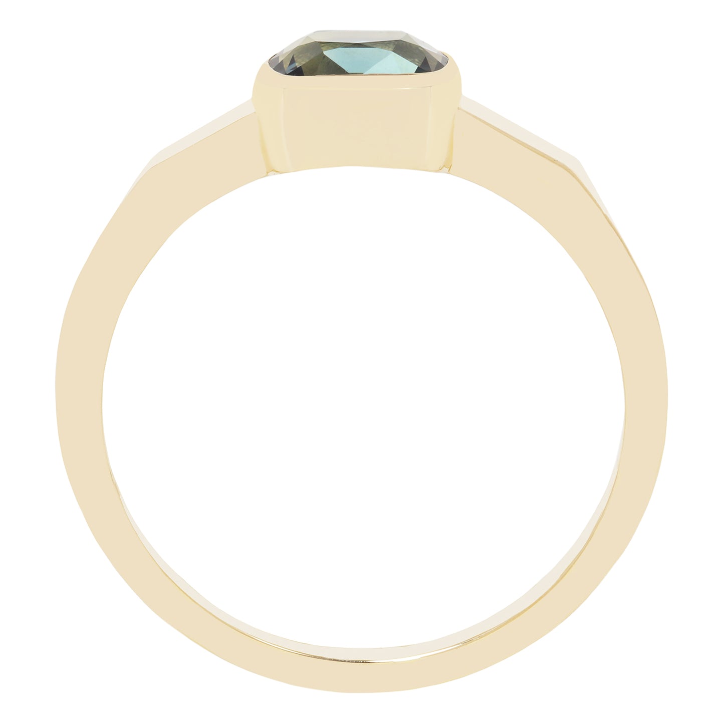 Ocean Blue Sapphire Mojave Ring