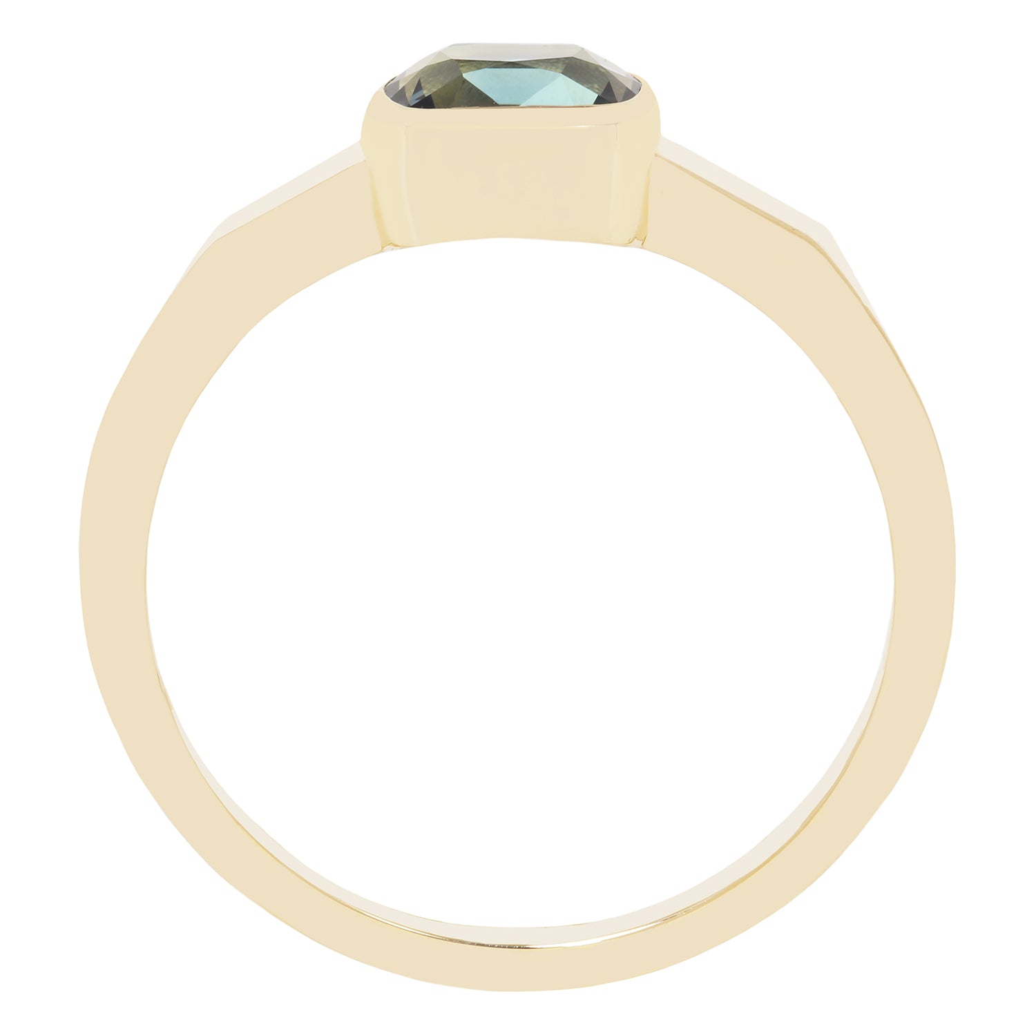 Ocean Blue Sapphire Mojave Ring