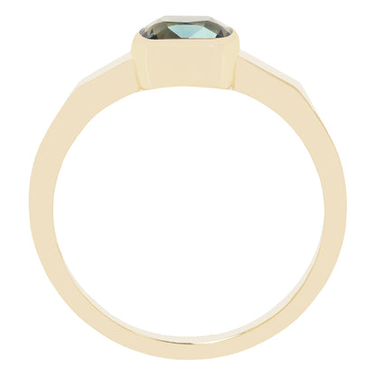 Ocean Blue Sapphire Mojave Ring