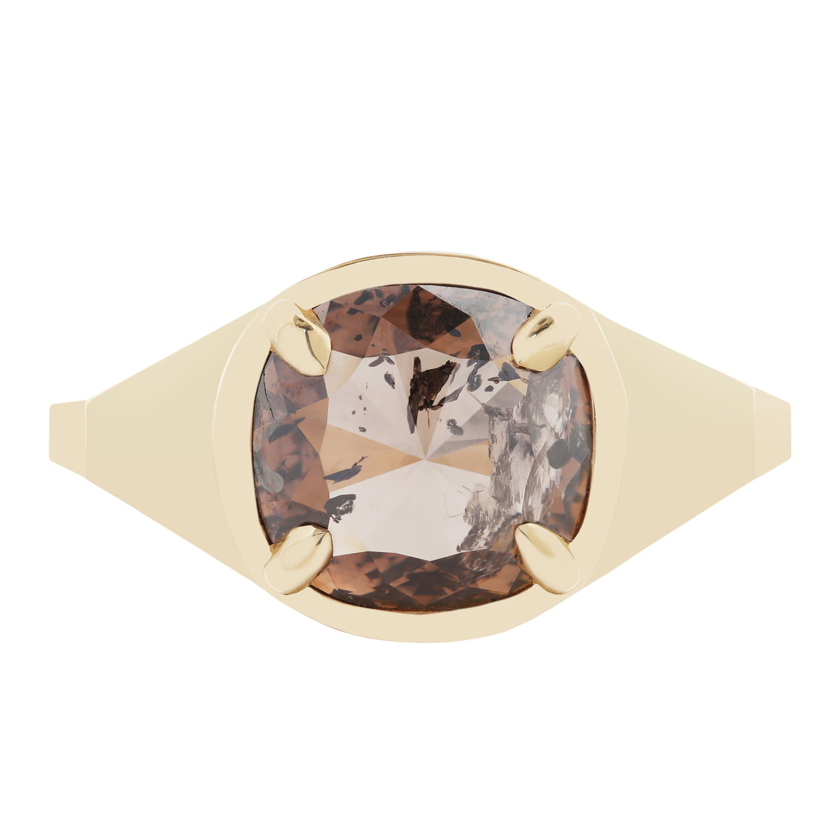 Speckled Cognac Diamond Empire Ring