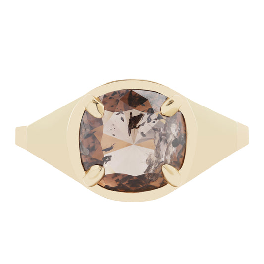 Speckled Cognac Diamond Empire Ring