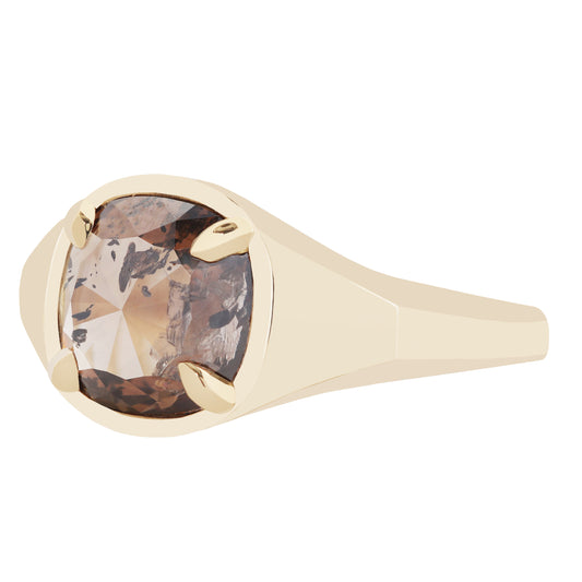 Speckled Cognac Diamond Empire Ring