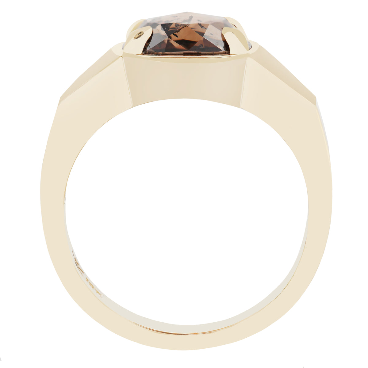 Speckled Cognac Diamond Empire Ring