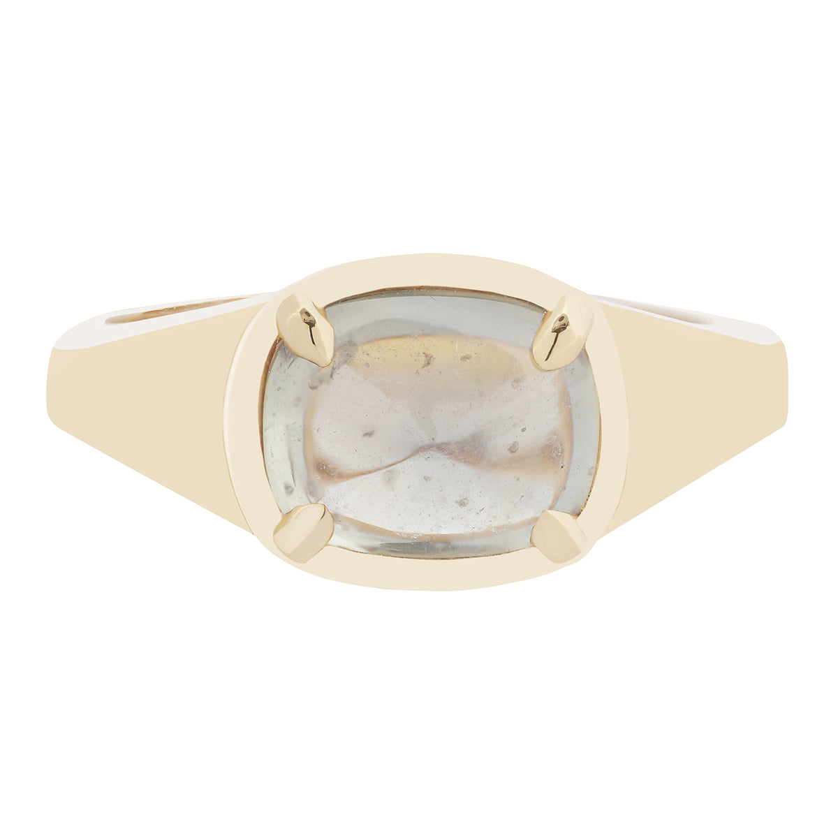 Glacial Sapphire Empire Ring