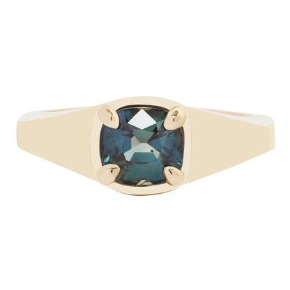 Deep Blue Sapphire Empire Ring