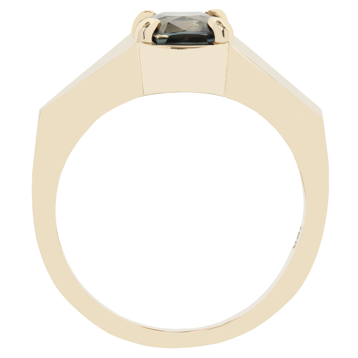 Deep Blue Sapphire Empire Ring