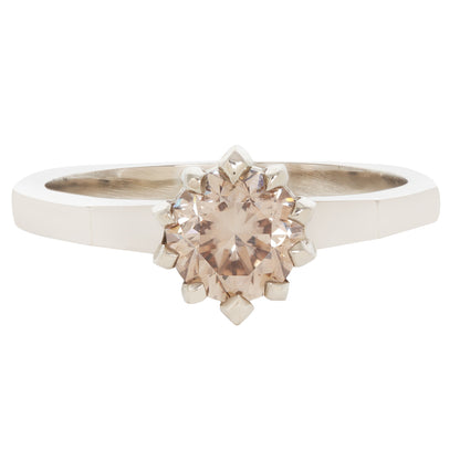 Champagne Diamond Soirée Ring