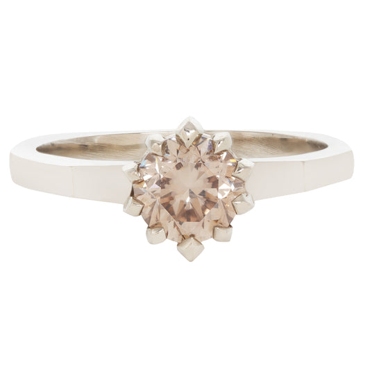 Champagne Diamond Soirée Ring