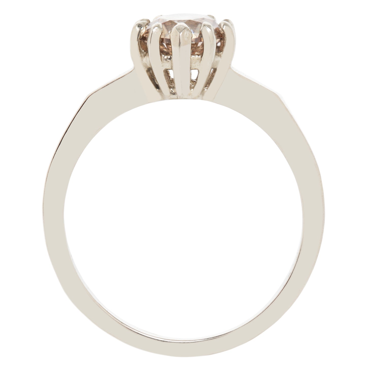 Champagne Diamond Soirée Ring