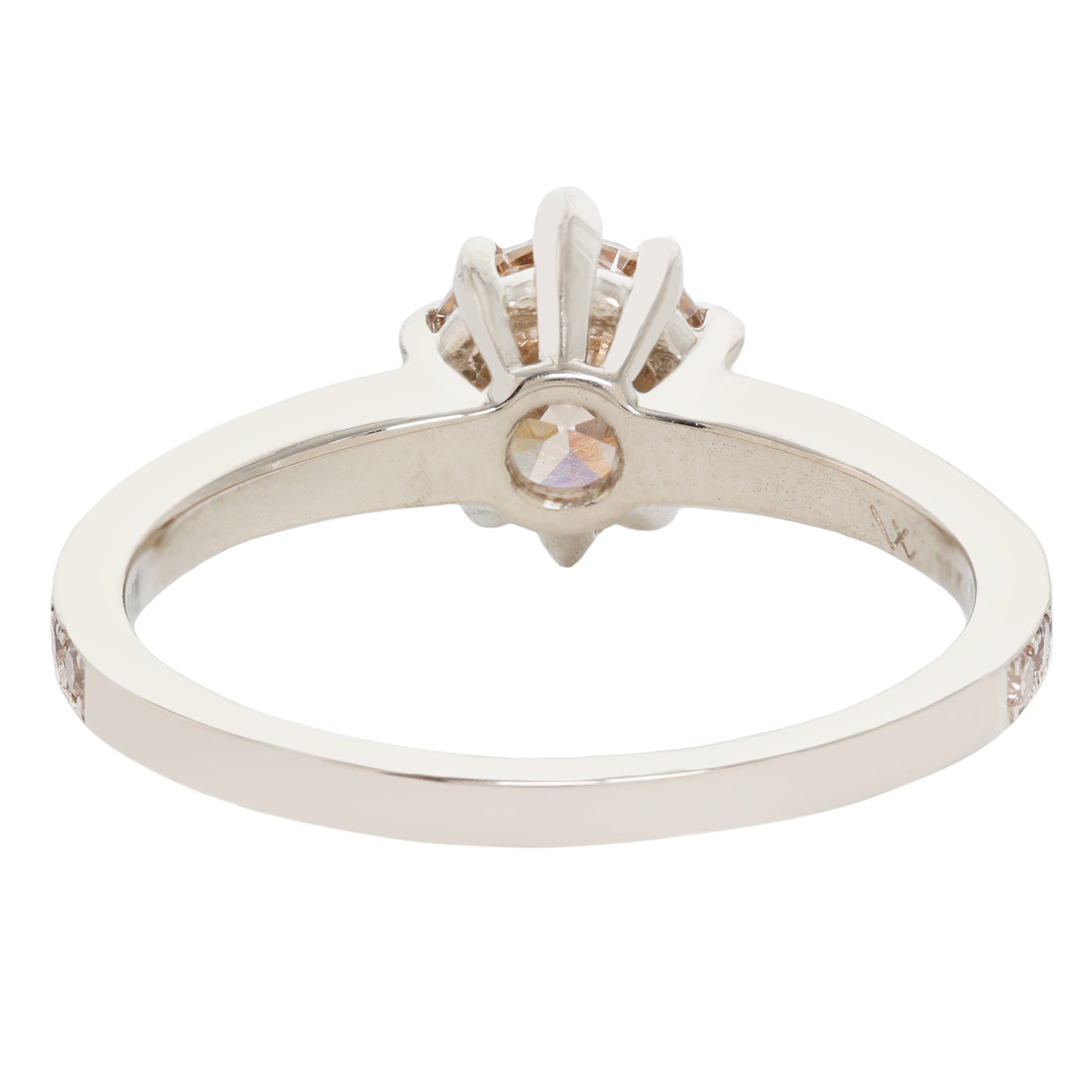 Champagne Pavé Diamond Soirée Ring