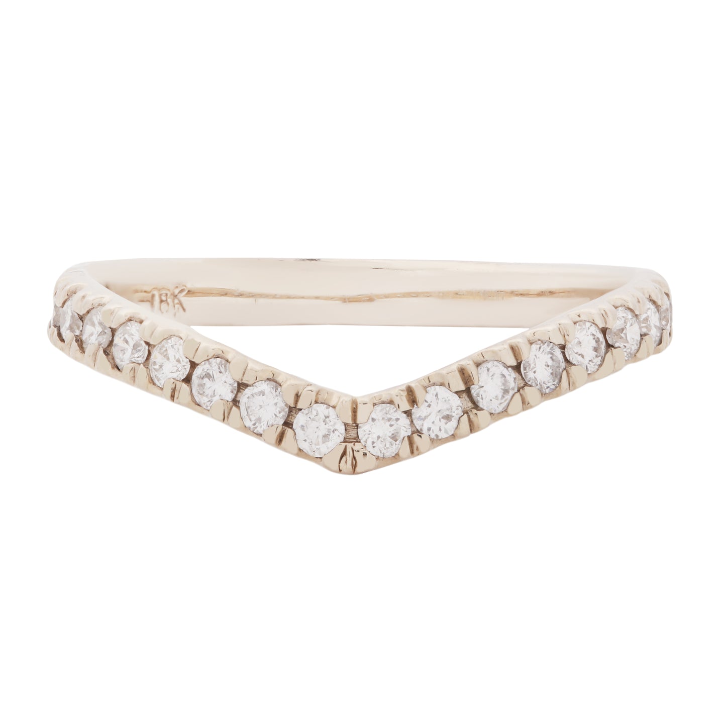 Wishbone Half Eternity Band