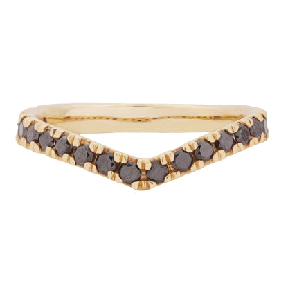 Wishbone Half Eternity Band