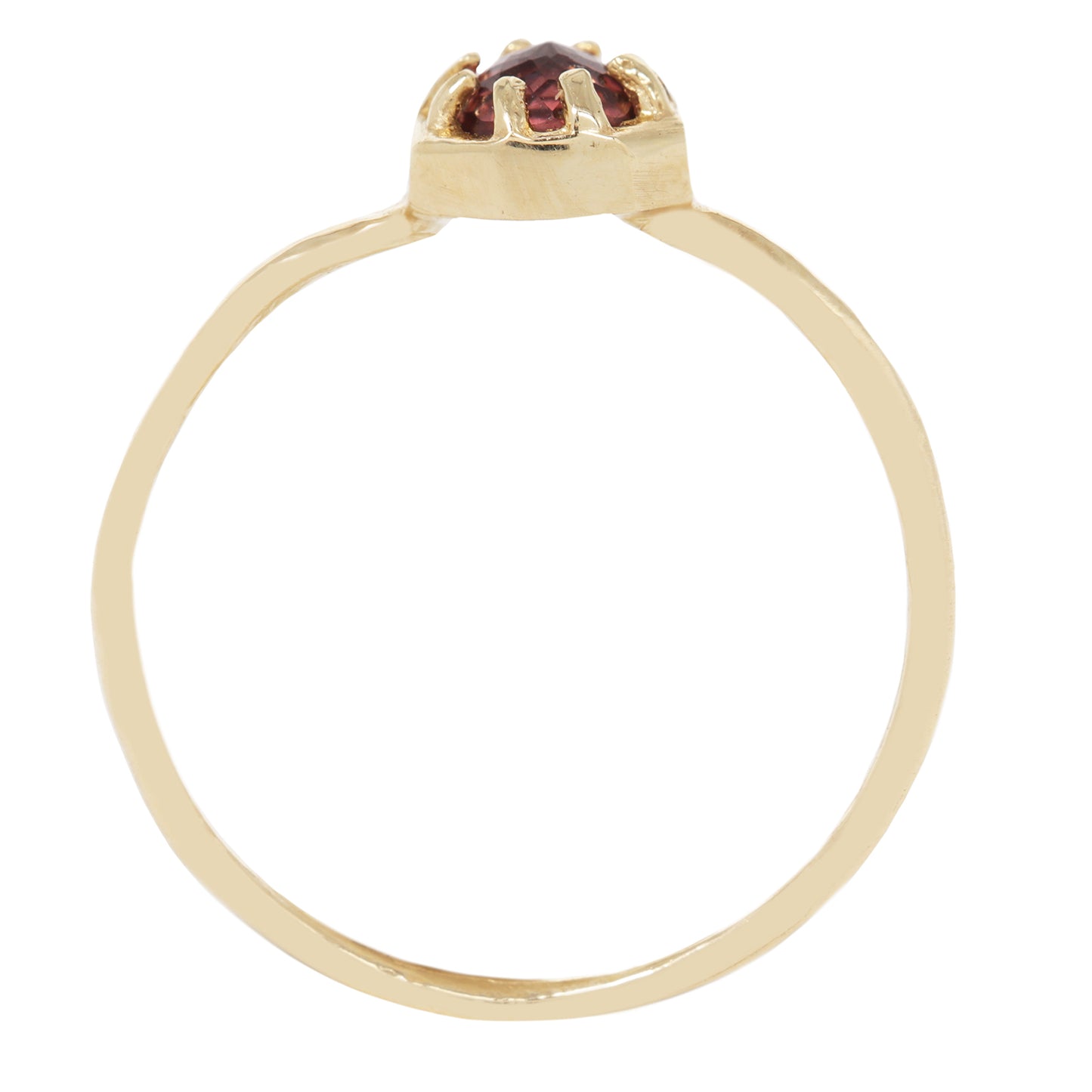 Tiny Garnet Ring