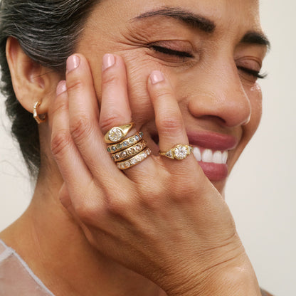 White Diamond Eternity Band