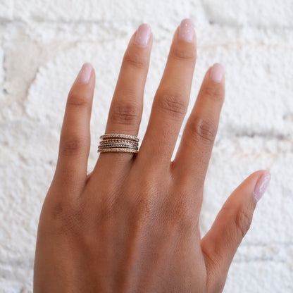 Black Diamond Half Eternity Band