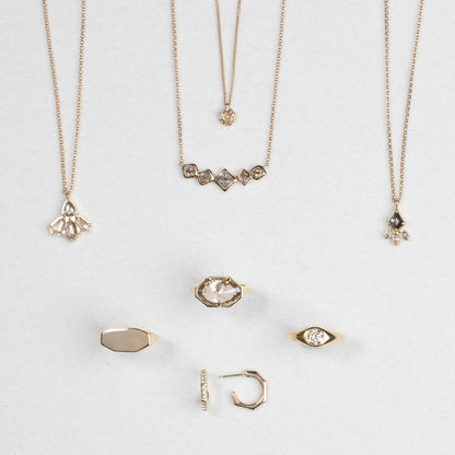 Desert Flower Diamond Necklace