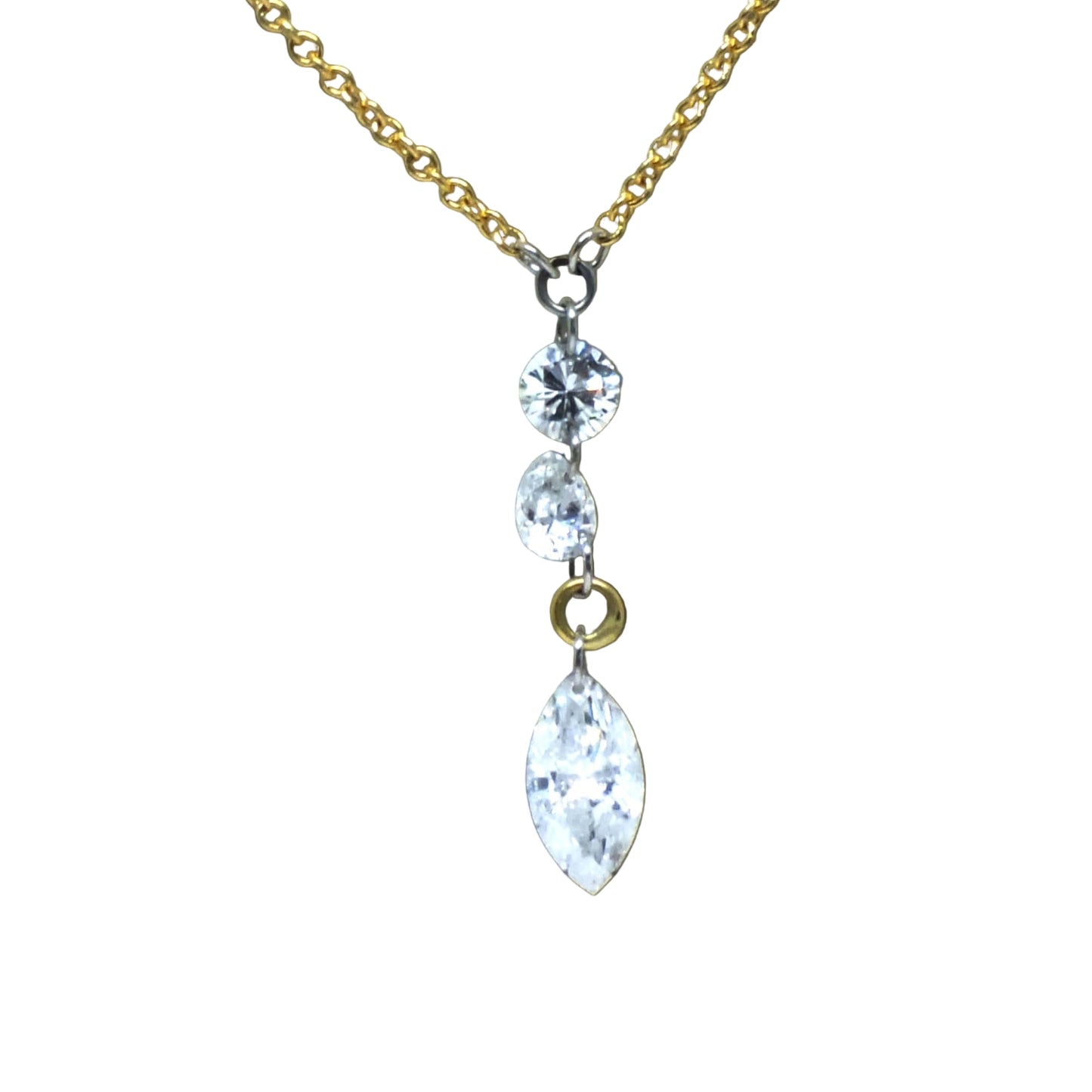 Marquise Diamond Free-Set Necklace