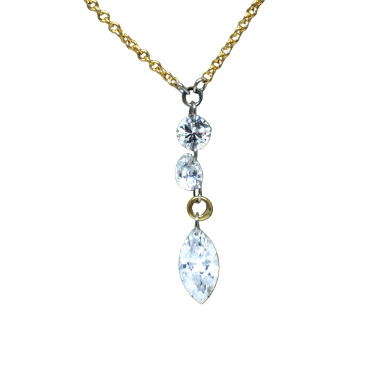Marquise Diamond Free-Set Necklace