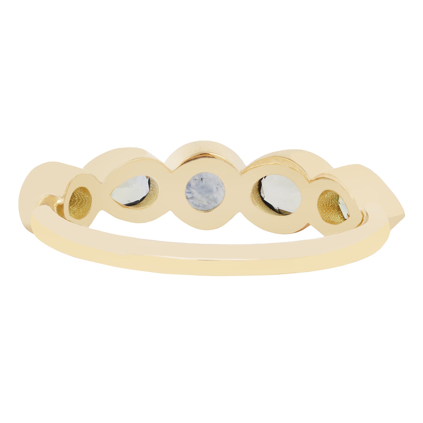Aqua Sapphire Stacking Band