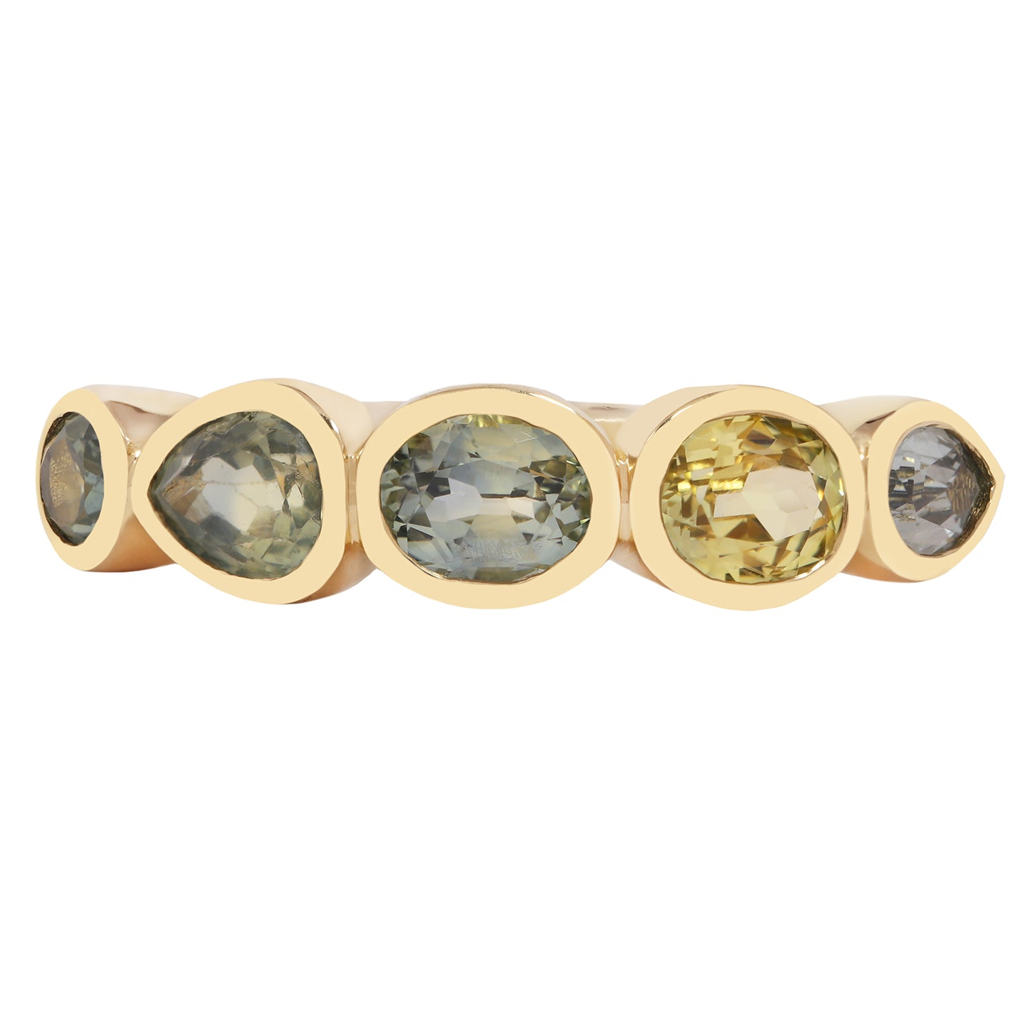 Blue Tides Sapphire Stacking Band