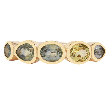 Blue Tides Sapphire Stacking Band