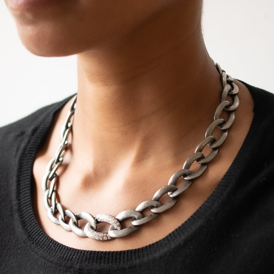 ALICIA WILSON HALF PENDANT NECKLACE