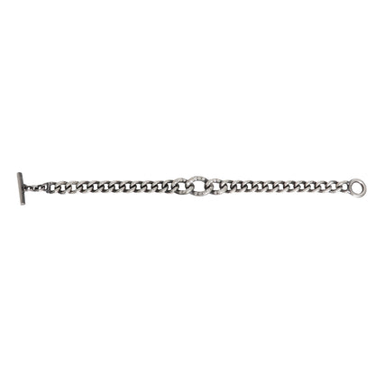 Diamond Trio Curb Link Bracelet