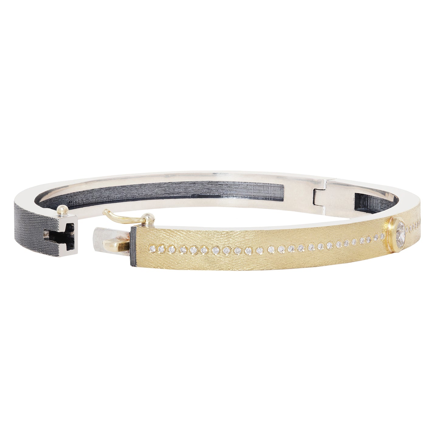 Junia Plus 6mm White Diamond Bangle