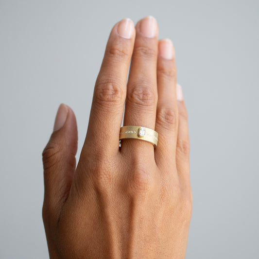 Junia Plus 6mm White Diamond Ring