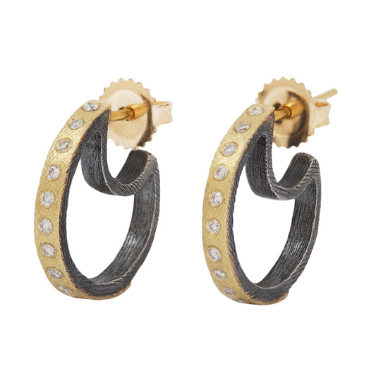 Small Mina Gold Hoops