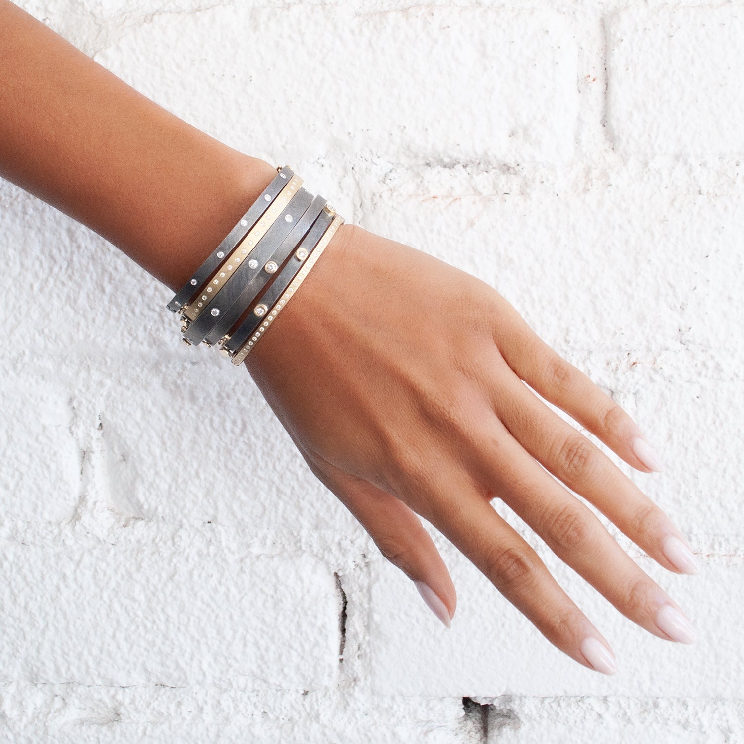 Rene Escobar Olly Silver Bangle – ESQUELETO