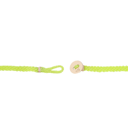 Neon Yellow Diamond Friendship Bracelet