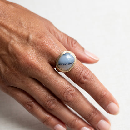 Copco Agate Slab Ring