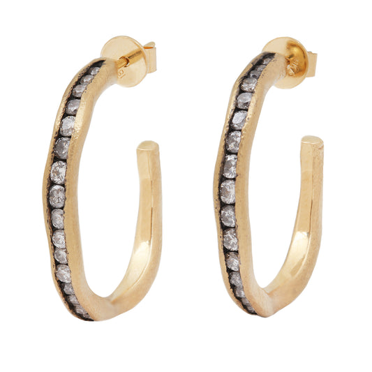 Large Diamond Fissure Hoops