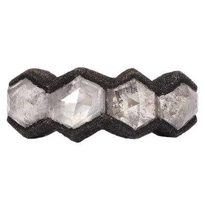 Celestial Hex Diamond Ring